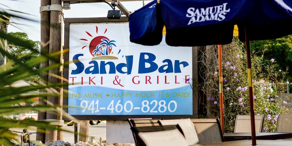 SandBar sign with phone number