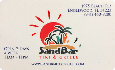 SandBar Tiki & Grille Gift Card